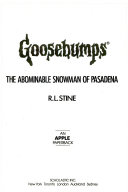 Cover of The Abominable Snowman of Pasadena